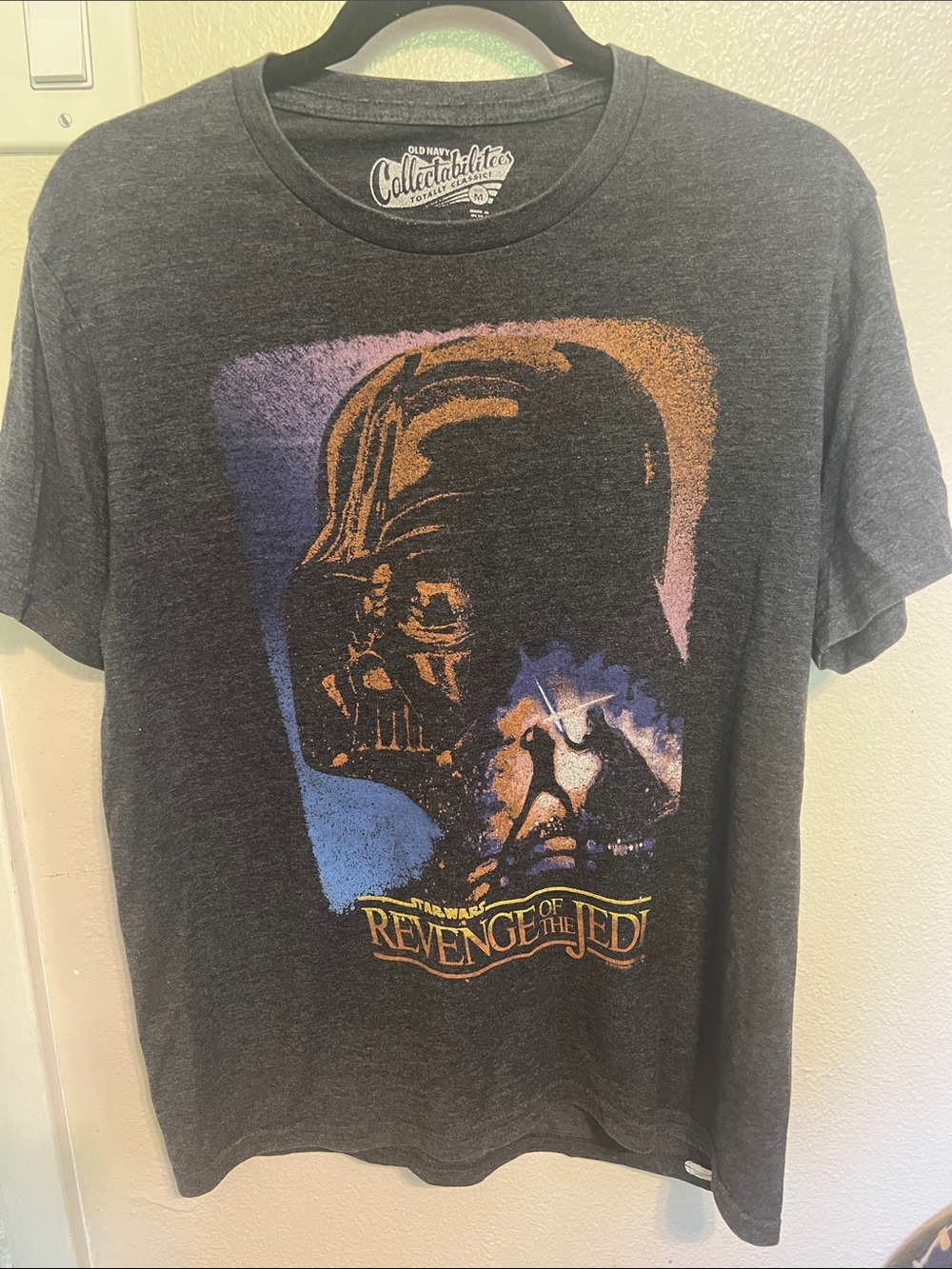 Old Navy Charcoal Star Wars Revenge of the Jedi Graphic Tee